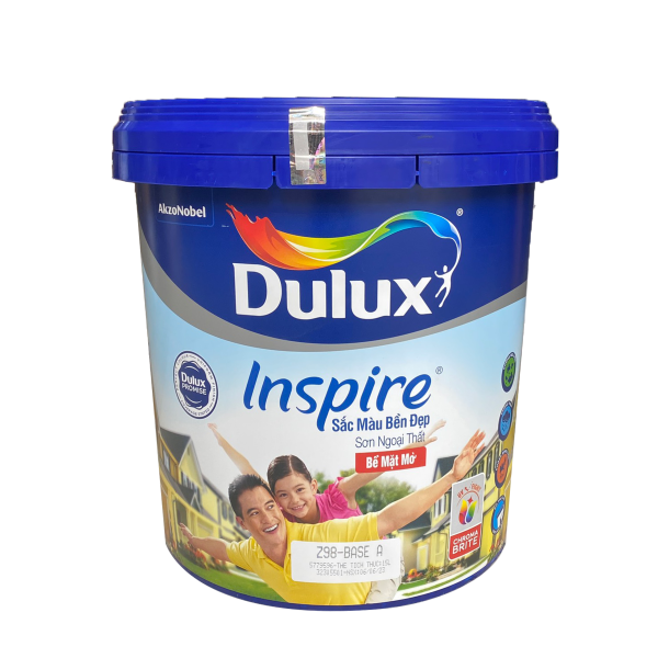 Dulux Inspire Z98 ngoài bề mặt mờ