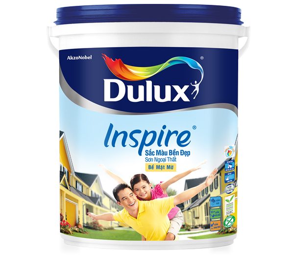 Dulux Inspire Z98 ngoài bề mặt mờ